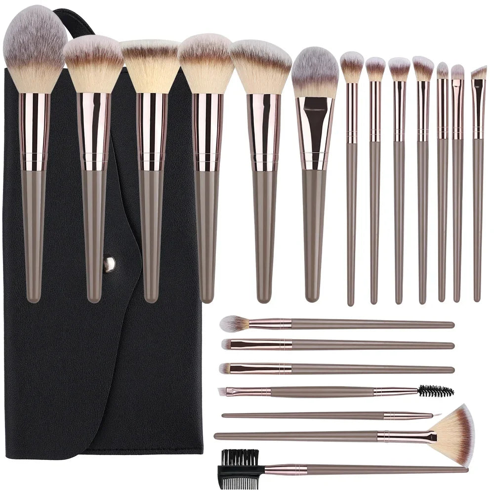 1/20 pcs Professional Makeup Brush Set, Super Delicate Detail, Eyeshadow Concealer Highlighter, Women's Beauty Tool