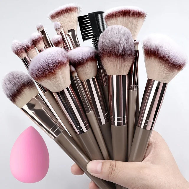 1/20 pcs Professional Makeup Brush Set, Super Delicate Detail, Eyeshadow Concealer Highlighter, Women's Beauty Tool