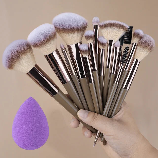 1/20 pcs Professional Makeup Brush Set, Super Delicate Detail, Eyeshadow Concealer Highlighter, Women's Beauty Tool