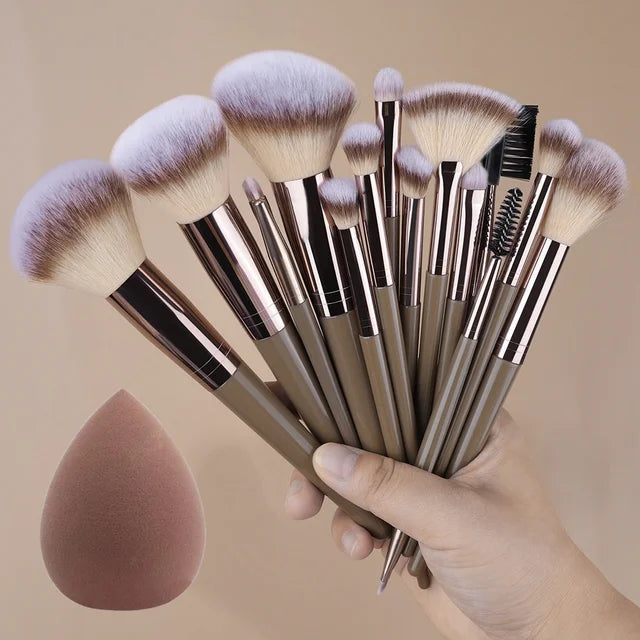 1/20 pcs Professional Makeup Brush Set, Super Delicate Detail, Eyeshadow Concealer Highlighter, Women's Beauty Tool