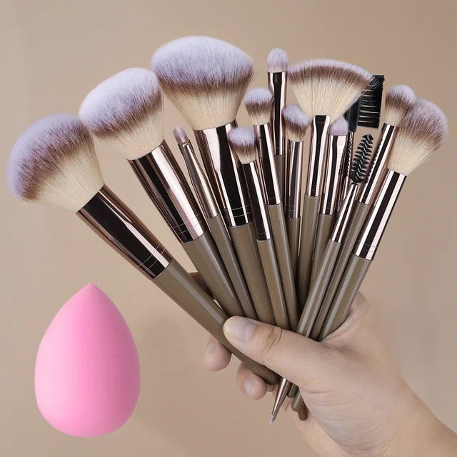 1/20 pcs Professional Makeup Brush Set, Super Delicate Detail, Eyeshadow Concealer Highlighter, Women's Beauty Tool