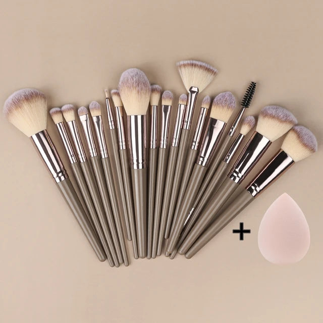 1/20 pcs Professional Makeup Brush Set, Super Delicate Detail, Eyeshadow Concealer Highlighter, Women's Beauty Tool