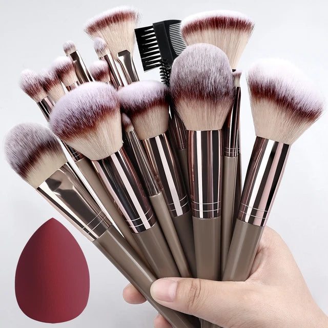 1/20 pcs Professional Makeup Brush Set, Super Delicate Detail, Eyeshadow Concealer Highlighter, Women's Beauty Tool