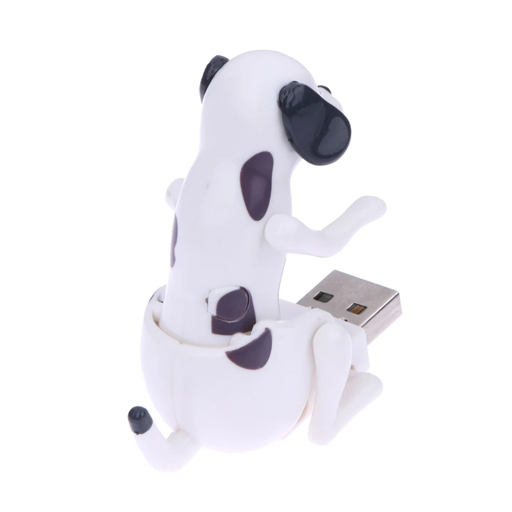 Portable Funny Cute Pet USB Humping Spot Dog Toy Christmas Gift for Kids Favor USB Gadget 60x30x60mm for Computer Notebook PC