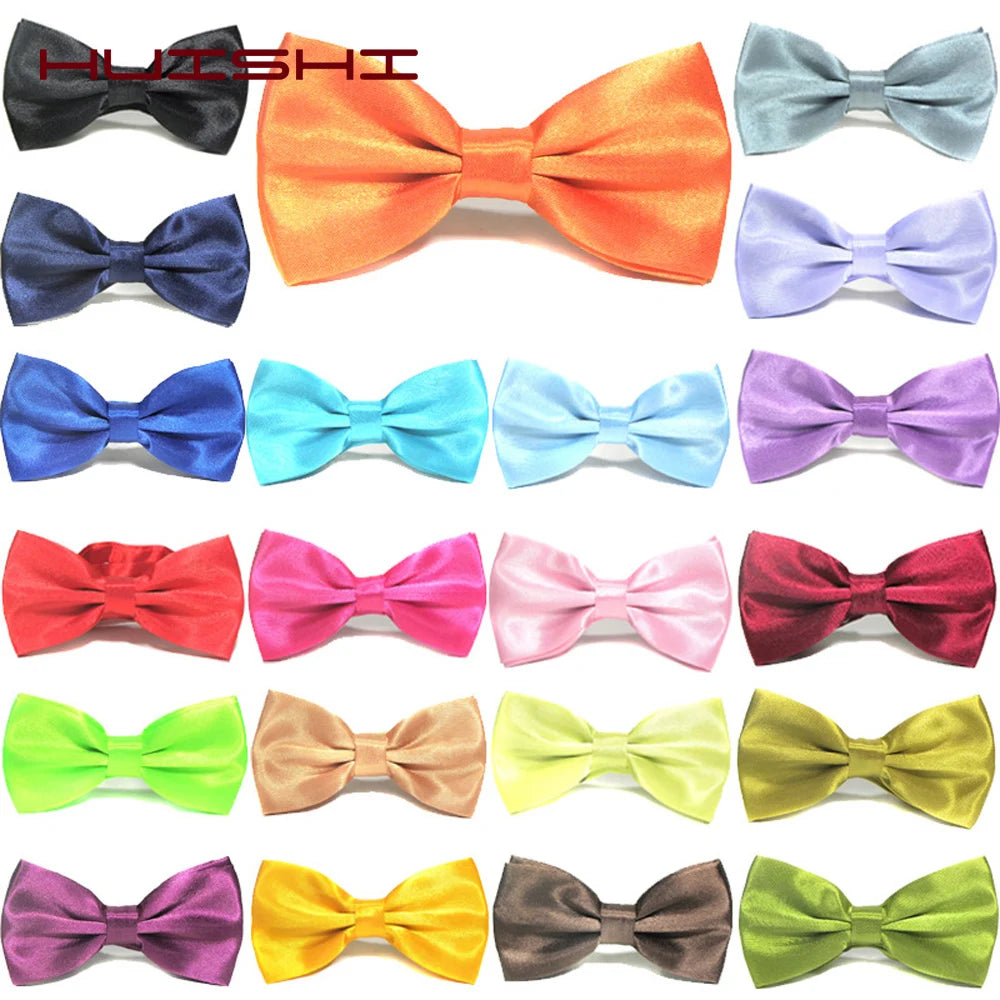 2024 New 43 Color Suit Bow Tie Wedding Gift Solid Party Classic Butterfly Cravat Wholesale Polyester Material Bowtie