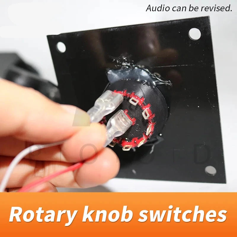 live-action escape the room devices rotary knob switches turn each knobs to correct position to unlock TAKEGISM mechanism