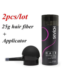 Sevich 2pcs/lot 10 Colors Hair Building Fiber Set Hair Loss Product Keratin Powders Hair Regrowth Treatment With Applicator