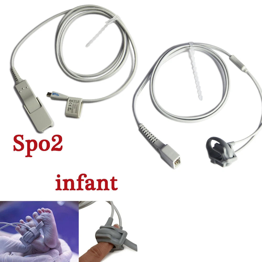 Adult Paediatric Neonatal Veterinary 10 Pin USB SPO2 Probe Blood Oxygen Saturation Sensor CONTEC 08A 08C Blood Pressure Monitor