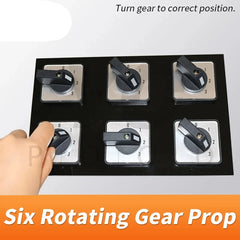 Escape Room Prop Rotating Gear Prop turn each gears to specified number to open lock game room devices