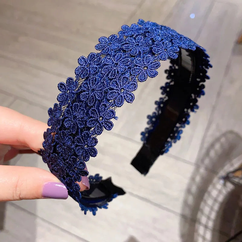 Lace Hair Hoop Women Hair Pressure Bezel Headband Fashion Spring Summer New Headwear Hair Accessories