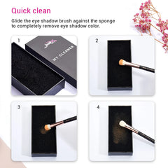 Jessup Makeup brush cleaner sponge Remover Color Makeup tools Eyeshadow sponge quick clean Make up brush cleaner