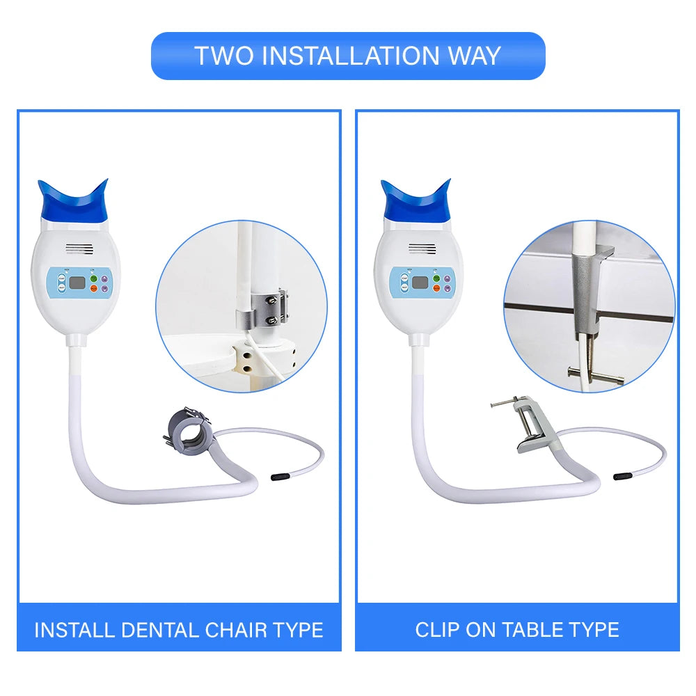 Dental Cold Light LED Teeth Whitening Machine Desk Tooth Bleaching Lamp