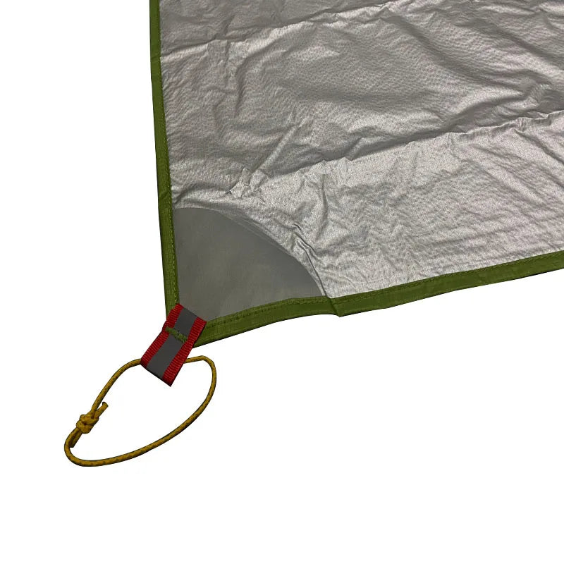 FLAME'S CREED Ultralight 15D Nylon Silicone Silver Coated Tarp Lightweight MINI Sun Shelter Camping Mat Tent Footprint 210x150CM