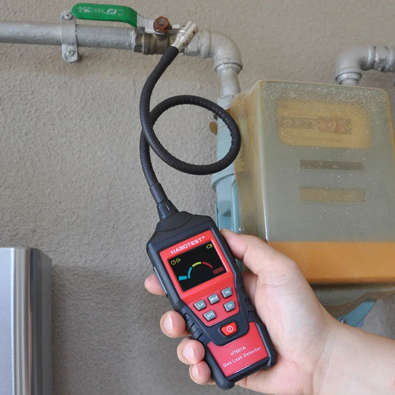 Gas Analyzer Gas Leak Detector PPM Meter Combustible Flammable Natural Tester 9999 PPM 20% LEL