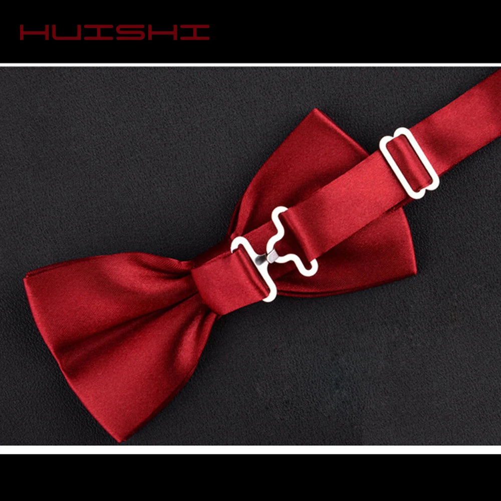 2024 New 43 Color Suit Bow Tie Wedding Gift Solid Party Classic Butterfly Cravat Wholesale Polyester Material Bowtie