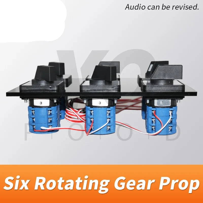 Escape Room Prop Rotating Gear Prop turn each gears to specified number to open lock game room devices