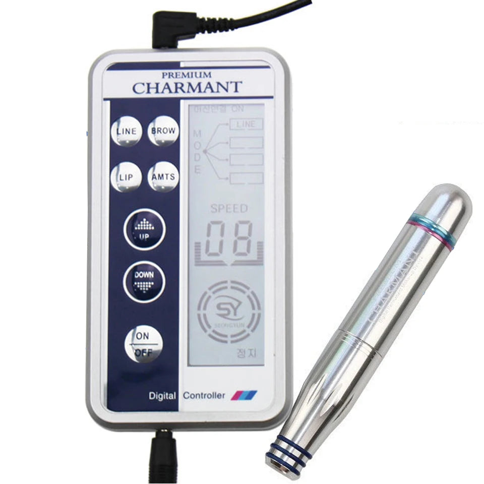 Charmant Permanent Digital Makeup Tattoo Pen For MTS Permanent Eyebrow Lip Line Shader Microblading Charmant Tattoo Gun Pen