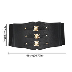 Elastic Wide Corset Belts For Women Waist Plus Size Belt Female Dress Waistband Big Stretch Cummerbunds Clothes Accessory