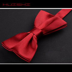 2024 New 43 Color Suit Bow Tie Wedding Gift Solid Party Classic Butterfly Cravat Wholesale Polyester Material Bowtie