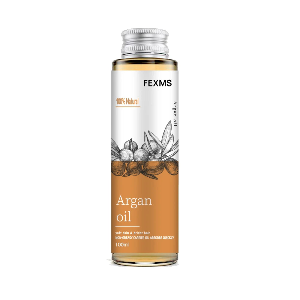 Organic  Argan Oil  100% Pure Cold Pressed Virgin Premium Grade For Dry & Damaged Skin, Hair, Face, Body, Scalp & Nails