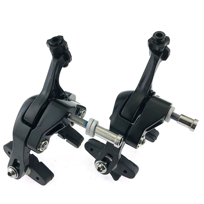 RACEWORK Road Bike Dual Pivot Calipers Bicycle Brake Racing Aluminum Side Pull Caliper Front Rear With Brake Pads