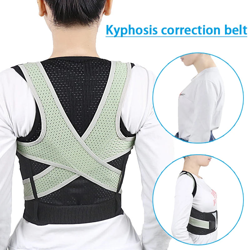 Posture Corrector Upper Back Straightener Brace Comfortable Upright Straightener For Women Men Personal Health Care TK-ing