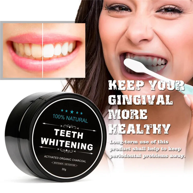 Teeth Whitening Charcoal Powder Activated Charcoal Coconut Tooth Whitening Safe Natural Teeth Whitener Solution