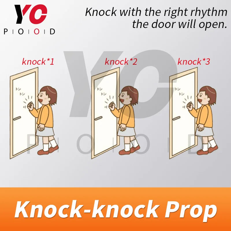 Knock Prop Escape Room Prop Knock the door to escape the room Escape Game devices knock-knock prop