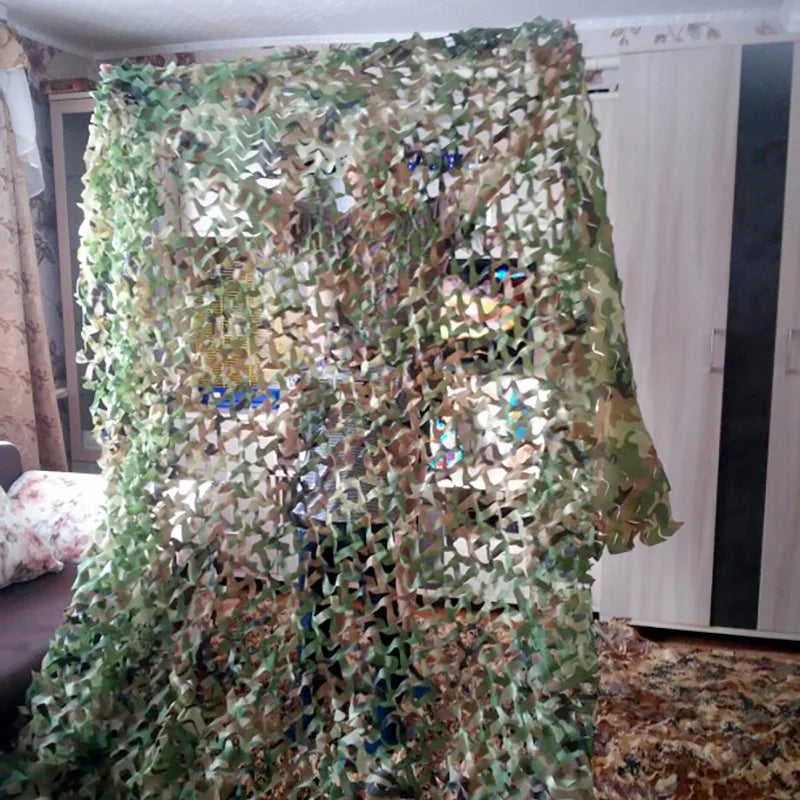 4x5m 2x3m Camouflage Net Camo Netting Army Nets Shade Mesh Hunting Garden Car Outdoor Camping Sun Shelter Tent