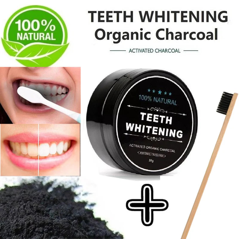 Teeth Whitening Charcoal Powder Activated Charcoal Coconut Tooth Whitening Safe Natural Teeth Whitener Solution