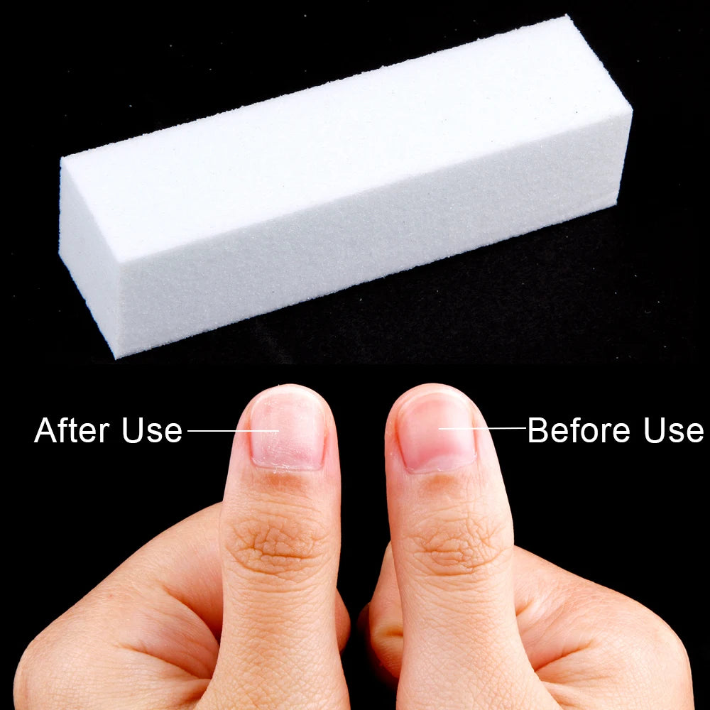 5/10Pcs Nail Buffer Professional Nail File Polisher Block Manicure Pedicure Files Sanding Polishing Sponge Nail Art Accessories