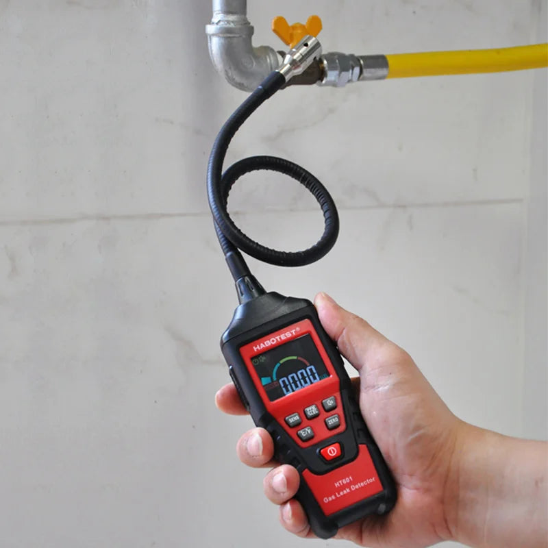 Gas Analyzer Gas Leak Detector PPM Meter Combustible Flammable Natural Tester 9999 PPM 20% LEL