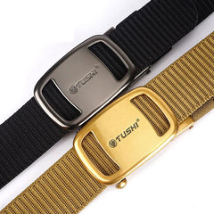 Male Outdoor Hunting Tactical Belt Men's Military Nylon Waist Strap High Quality Metal Automatic Buckle Army Canvas Belts