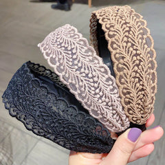 Lace Hair Hoop Women Hair Pressure Bezel Headband Fashion Spring Summer New Headwear Hair Accessories