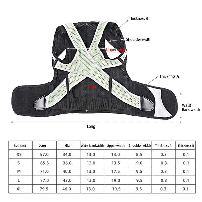 Posture Corrector Upper Back Straightener Brace Comfortable Upright Straightener For Women Men Personal Health Care TK-ing