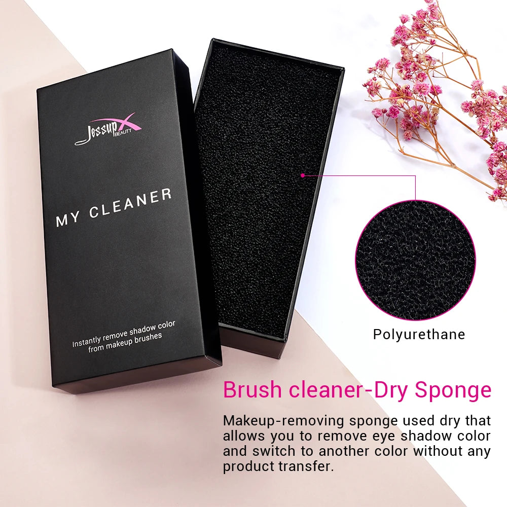 Jessup Makeup brush cleaner sponge Remover Color Makeup tools Eyeshadow sponge quick clean Make up brush cleaner