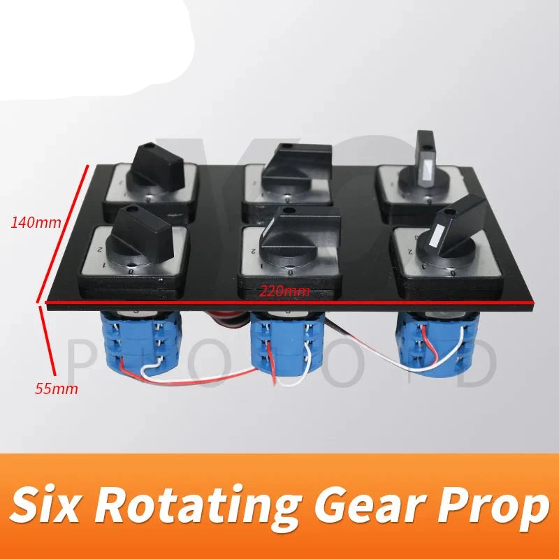 Escape Room Prop Rotating Gear Prop turn each gears to specified number to open lock game room devices