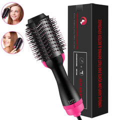 One Step Hair Dryer and Volumizer 1000W Rotating Hot Air Brush Professional Blow Dryer Comb Brush Electric Ion Blow Dryer Brush