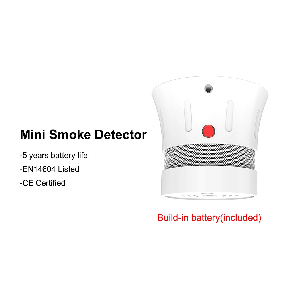 CPVAN Independent Smoke Detector Home Security Protection Fire Smoke Alarm Sensor Independence Firefighter Protect Equipment