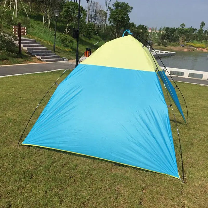 Outdoor Canopy Beach Shelter Sun Shade Tent Lightweight Anti-UV Waterproof Tent Sun Shade For Fishing Camping Picnic Travel