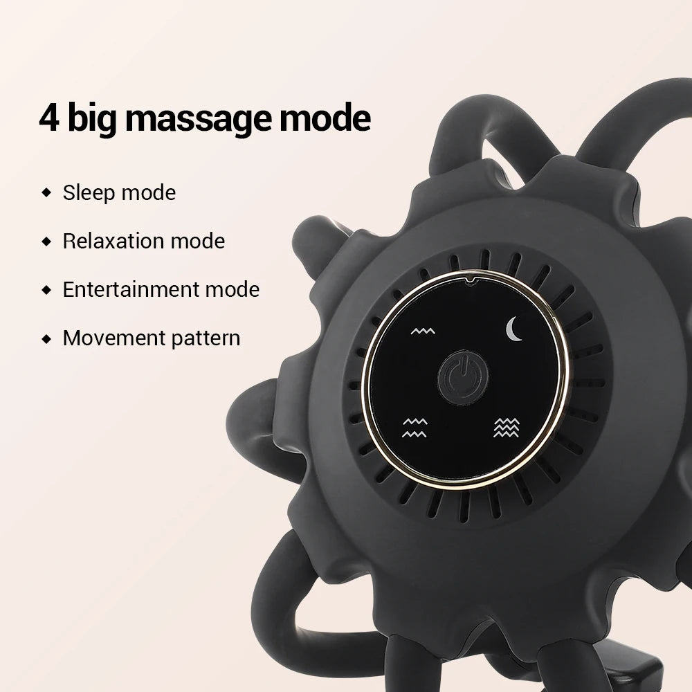 Head Scalp Massager Stress Relief Octopus Massageador Relaxation Treatment Electric Vibrator Massage For Hair Growth Headache