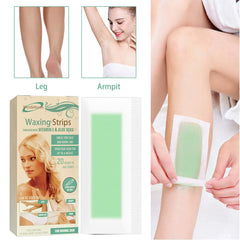 20 Stick Professional Hair Removal Wax Strips For Summer Depilation Double Sided Cold Wax Paper For Leg Body Face Useful