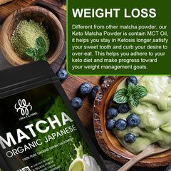 Keto Fat Burning Capsule Malic Acid Burning Belly Fat Weight Loss &Muscle Enhancement Product, Green Tea Pure Matcha Slimming