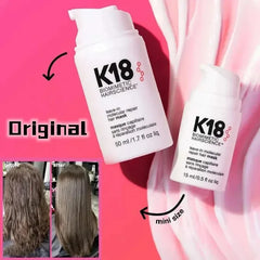 K18 Repair Hair Mask Leave-In Molecular Damage Restore Soft Hair Deep Keratin Scalp Treatment Hair Care Product 50ml Original