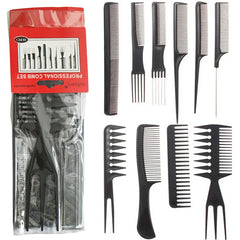 Barber Hairdressing Combs Multifunction Hair Detangler Comb Anti-static Haircare Hairstyling Tool Set Stylist Accessories