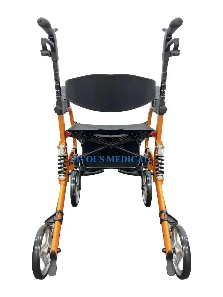 New List Mobility Aids Walking Disabled Folding Ultralight 4-wheels Walker For Adult Elderly Care Products