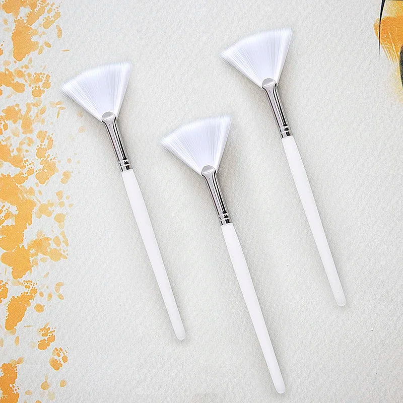 DIY Face Mask Brush Set Soft Applicator Brushes Makeup Tools Includes Soft Fan Facial Brushes Acid Applicator Brush