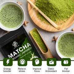 Keto Fat Burning Capsule Malic Acid Burning Belly Fat Weight Loss &Muscle Enhancement Product, Green Tea Pure Matcha Slimming