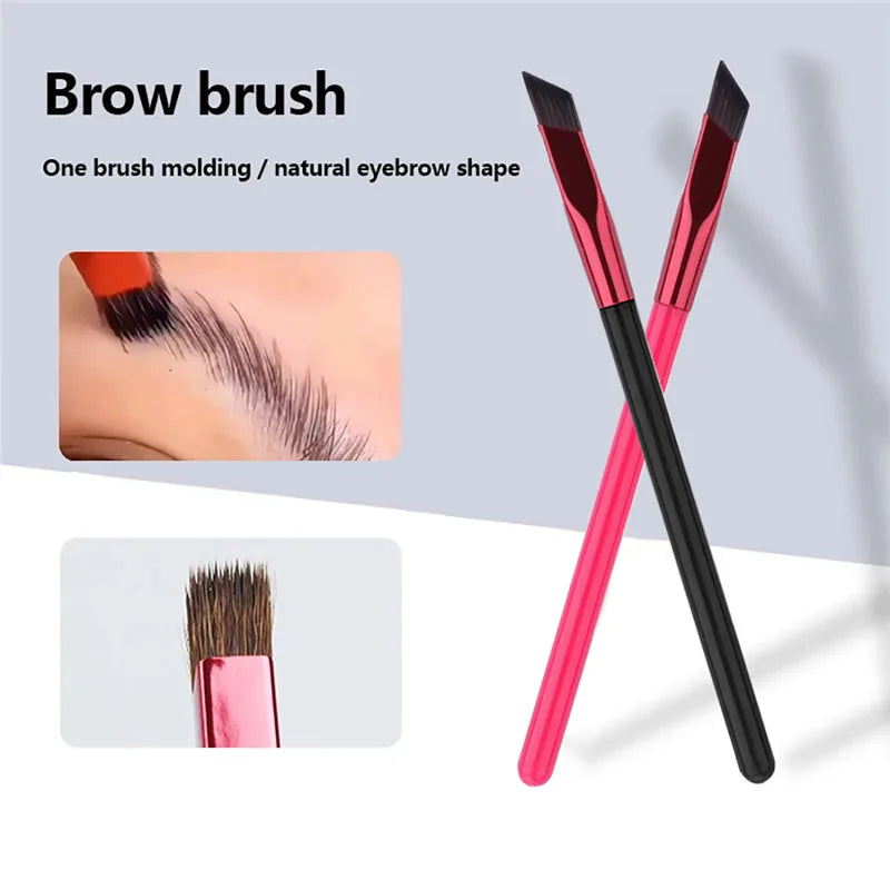 Wild Eyebrow Brush Multifunction Simulated Eyebrow Makeup Brushes Contour Eyeshadow Concealer Square Make Up Brushes Beauty Tool