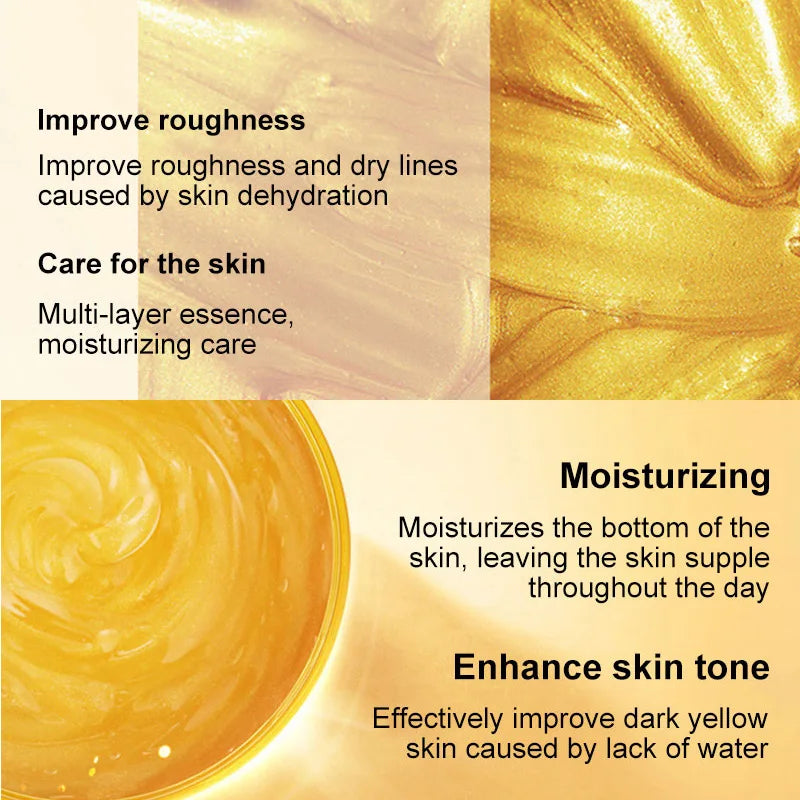 120g Face Cream Collagen Anti Wrinkle Moisturizer Cream Whitening Anti Aging 24k Gold Sleeping MaskFirming Nourishing Face Care